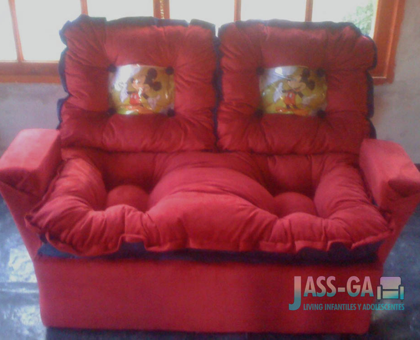 Sillones doble infantil de pana,medidas 1,50 de ancho,75 cm 40 de profun didad.008